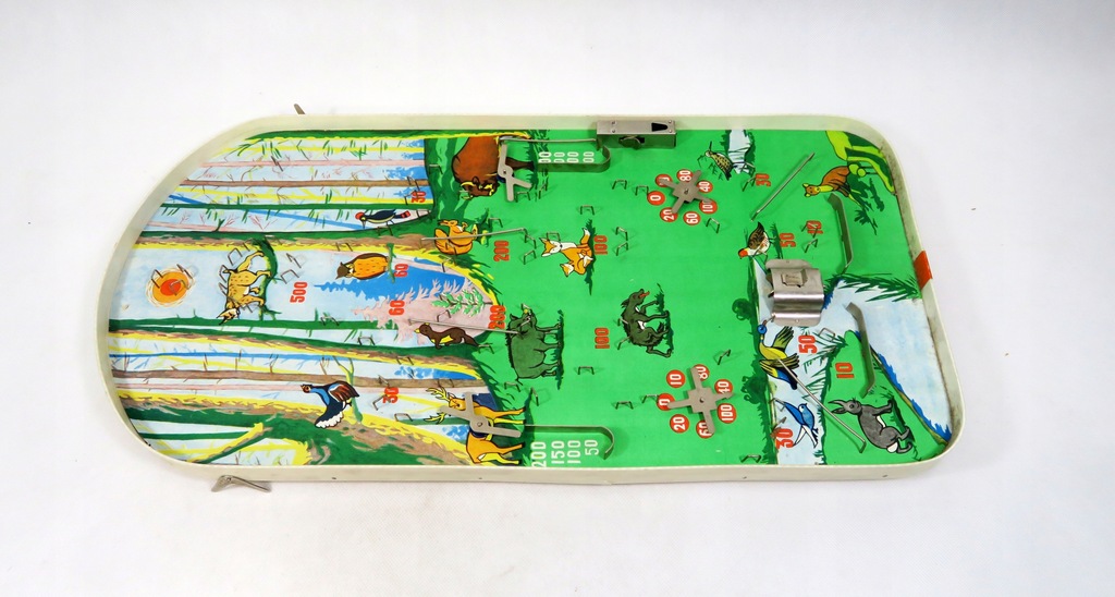 Gra pinball, zabawka z okresu PRL 60 na 30 cm 7912817001 oficjalne