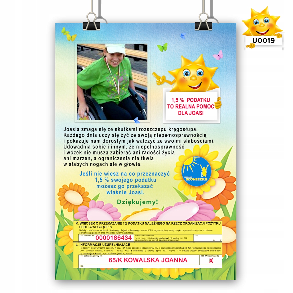 3. Ulotka 1,5 % projekt graficzny + retusz zdjęć