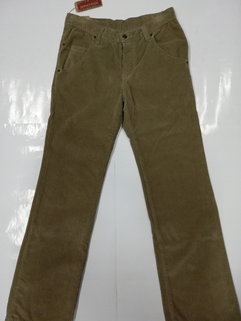 Patrol spodnie sztruks męskie jeans ANDY09 W33L34