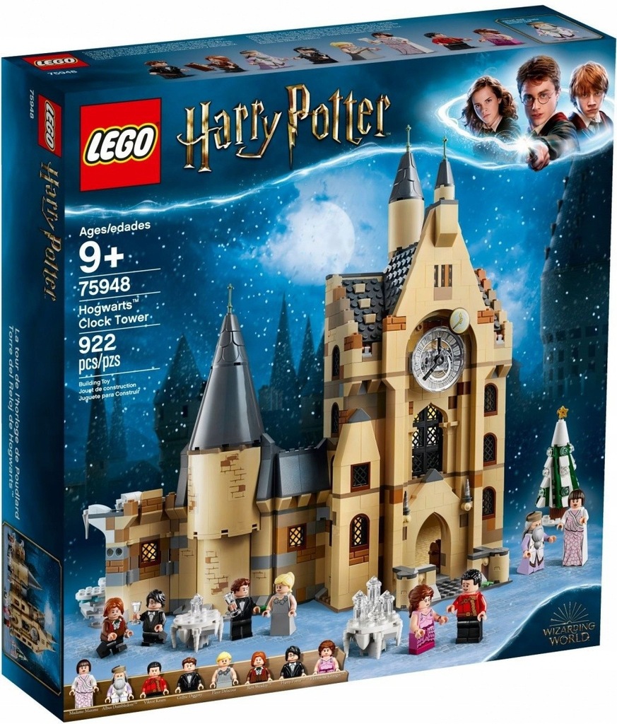 Klocki Harry Potter Wieża zegarowa na Hogwarcie