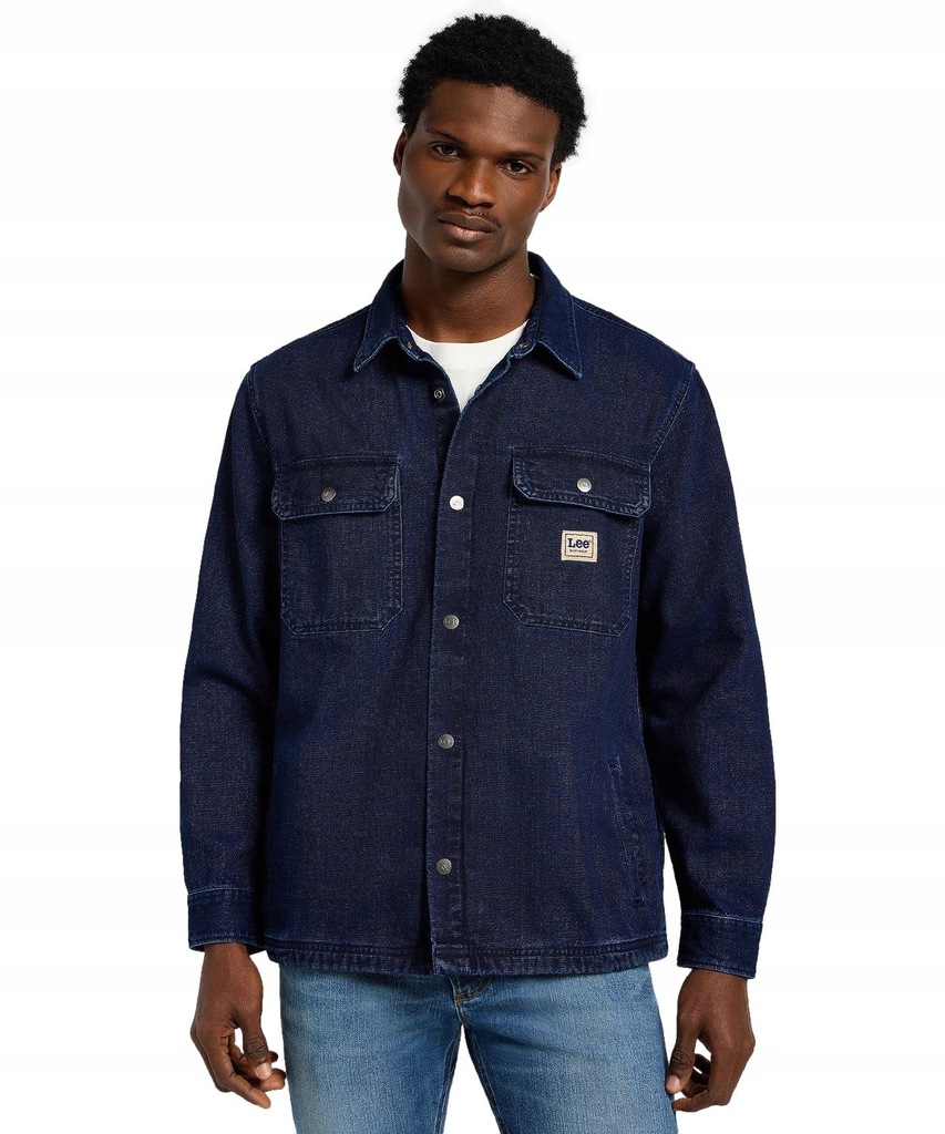 Koszula Lee WORKER OVERSHIRT 112355654 Medium Worn Wash M