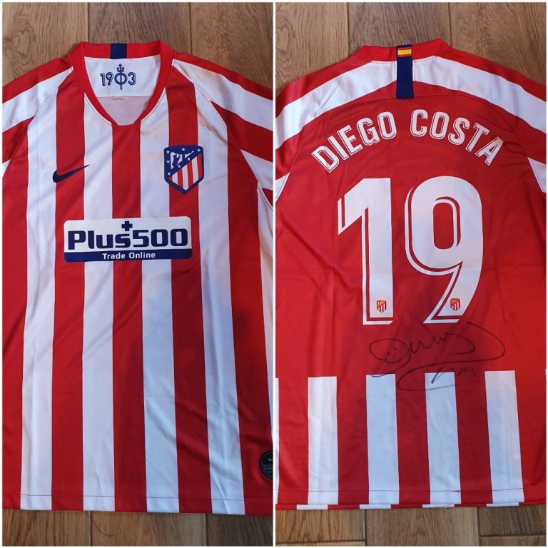 Diego Costa, Atletico Madryt - kosz. z autografem