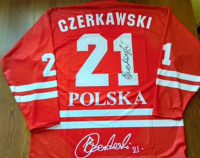 Koszulka hokejowa Mariusza Czerkawskiego.