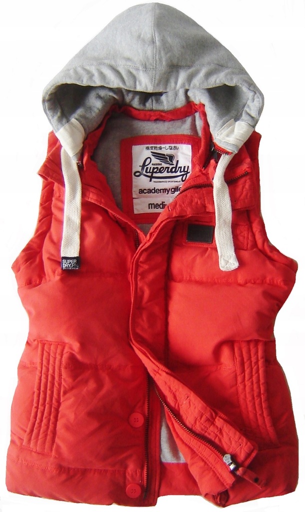 SUPERDRY ACADEMY GILET PUCHOWA rozm. M