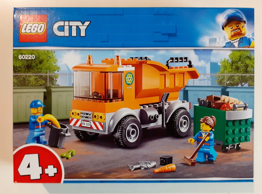 Nowy zestaw Lego 60220 city śmieciarka