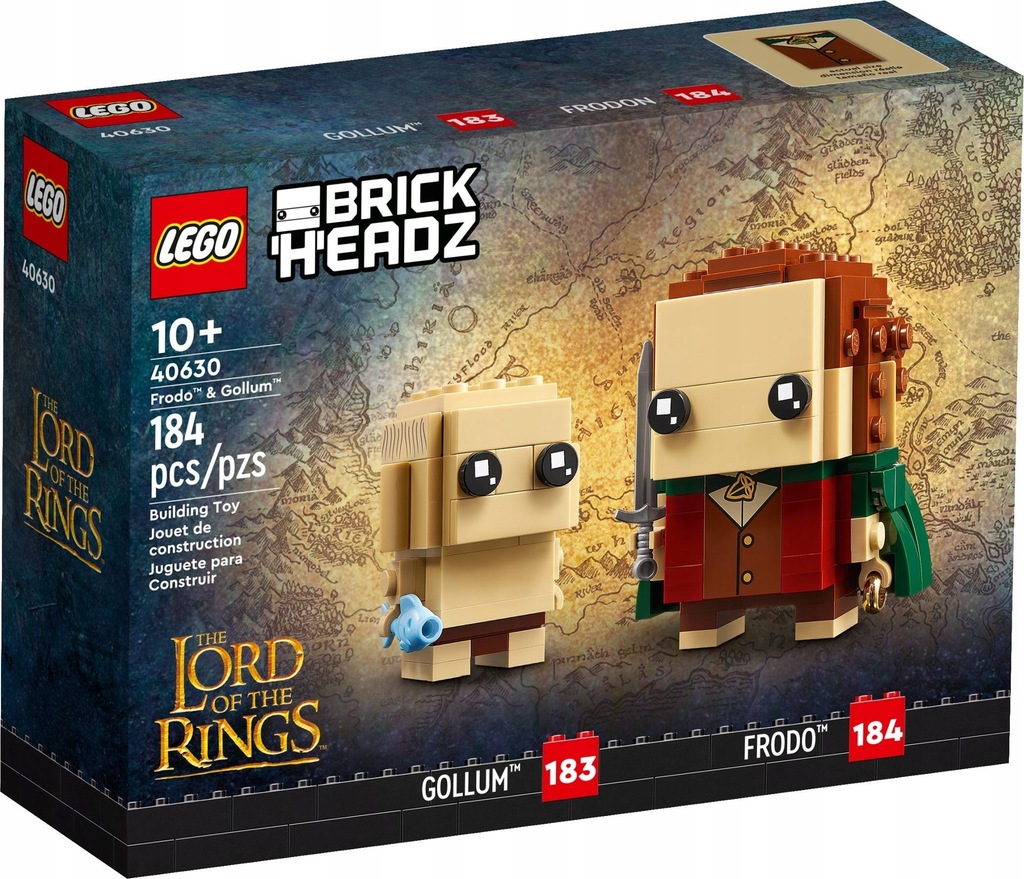 LEGO 40630 BrickHeadz FRODO GOLLUM Władca Pierścieni-The Lord of the Rings