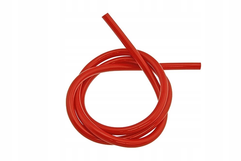 Przewód wąż paliwa Motoforce, 5mm czerwony