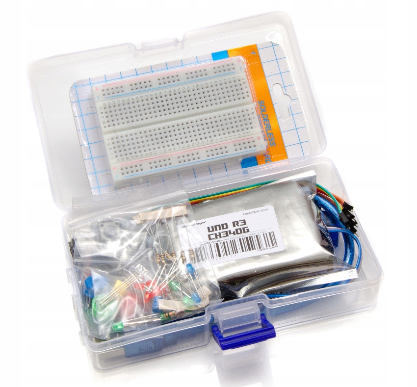 Zestaw Starter Kit ARDUINO UNO + pudełko