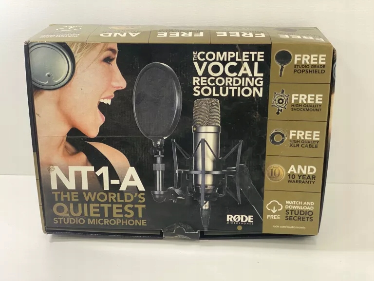 MIKORFON POJEMNOŚCIOWY RODE NT1 A KIT + PUDEŁKO