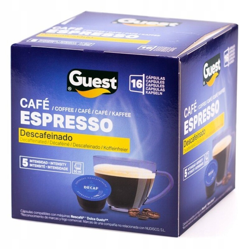 Kawa w kapsułkach Espresso Guest Bezkofeinowa (16