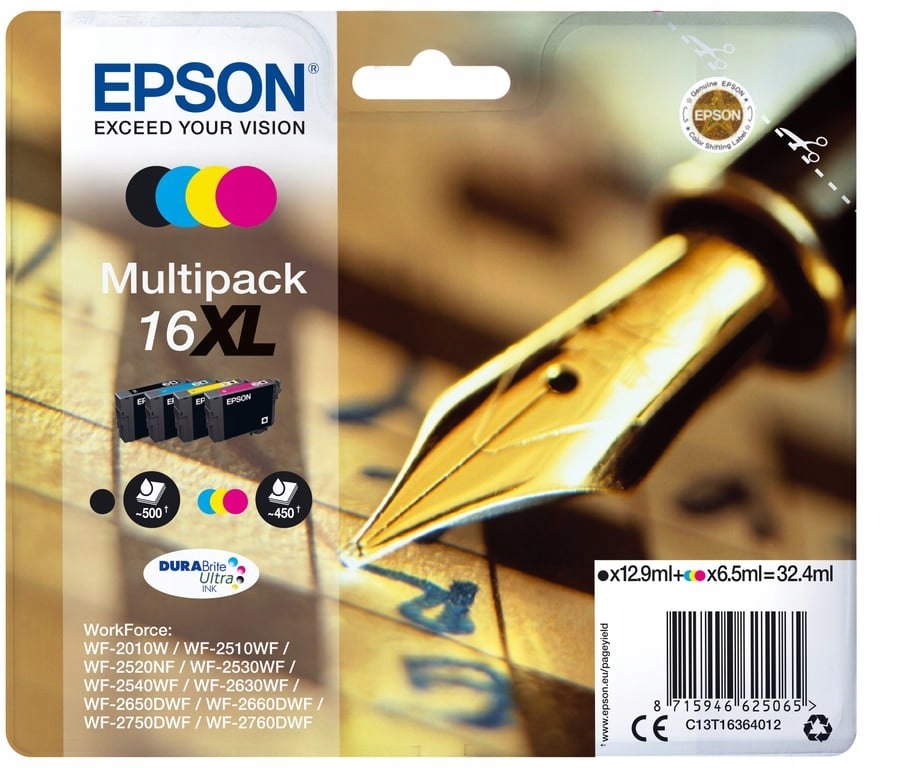 Epson Pen and crossword Multipack 4-colours 16XL D