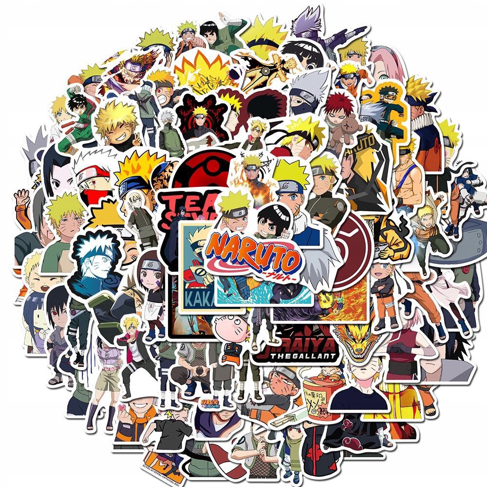 naklejki NARUTO Shippuden manga anime 25 Szt