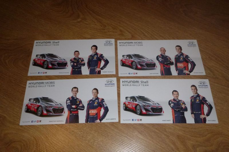 Rajdy - karty - Hyundai World Rally Team