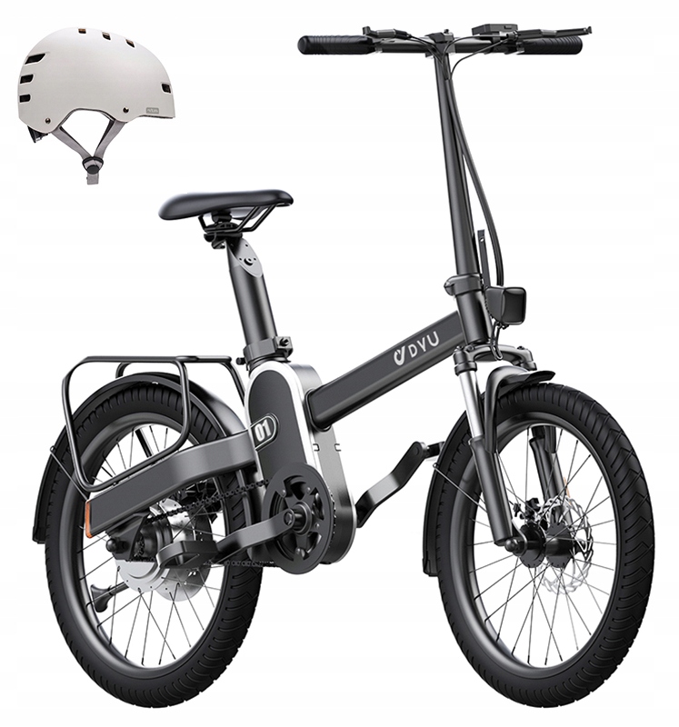 Rower elektryczny składany DYU 20 Cal Czarny 12623055142 oficjalne
