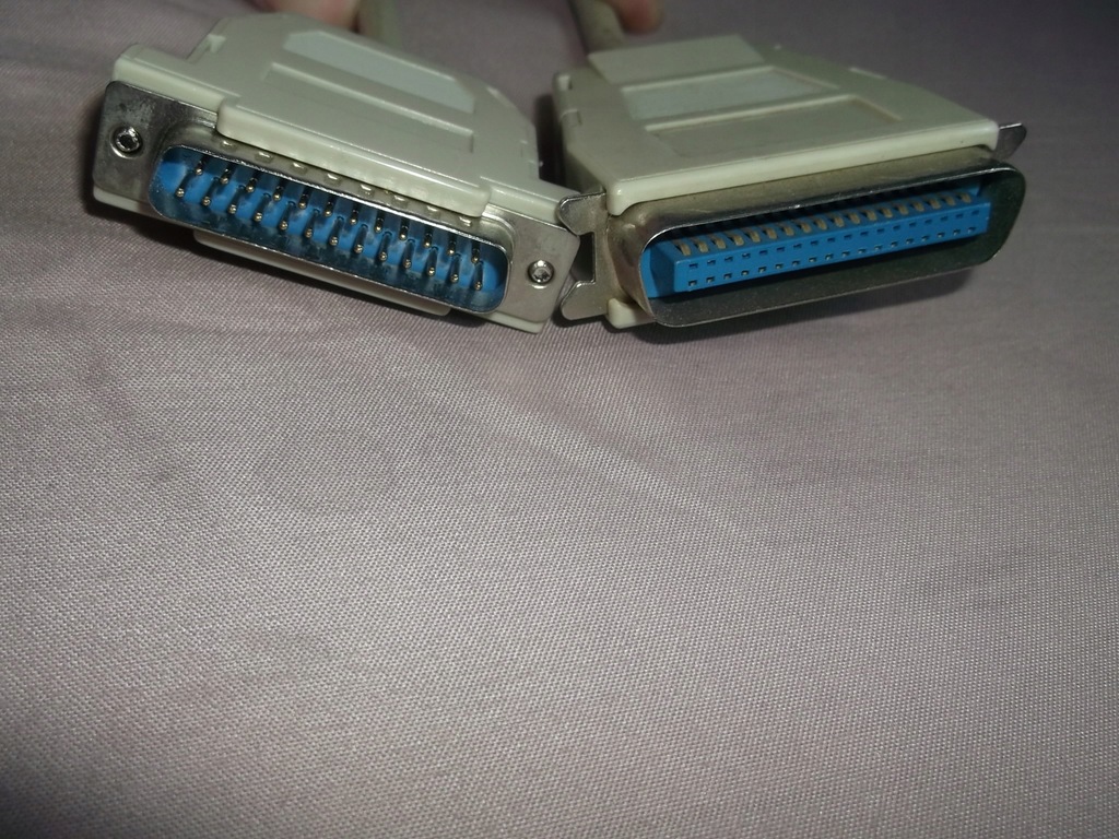 Kabel do drukarki LPT 25pin - contronics 36 pin -180 złącze typu D-sub,