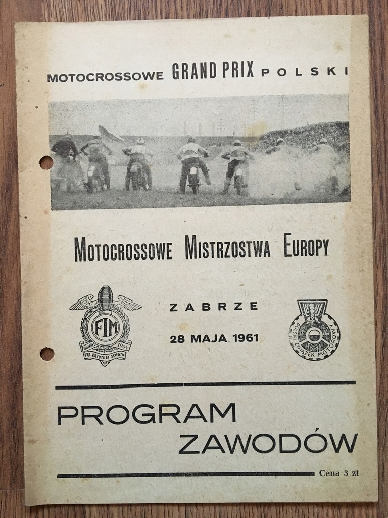 Motocrossowe GP Polski - Zabrze - 28.05.1961