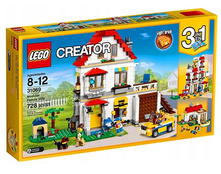 LEGO CREATOR 31069 RODZINNA WILLA 3w1