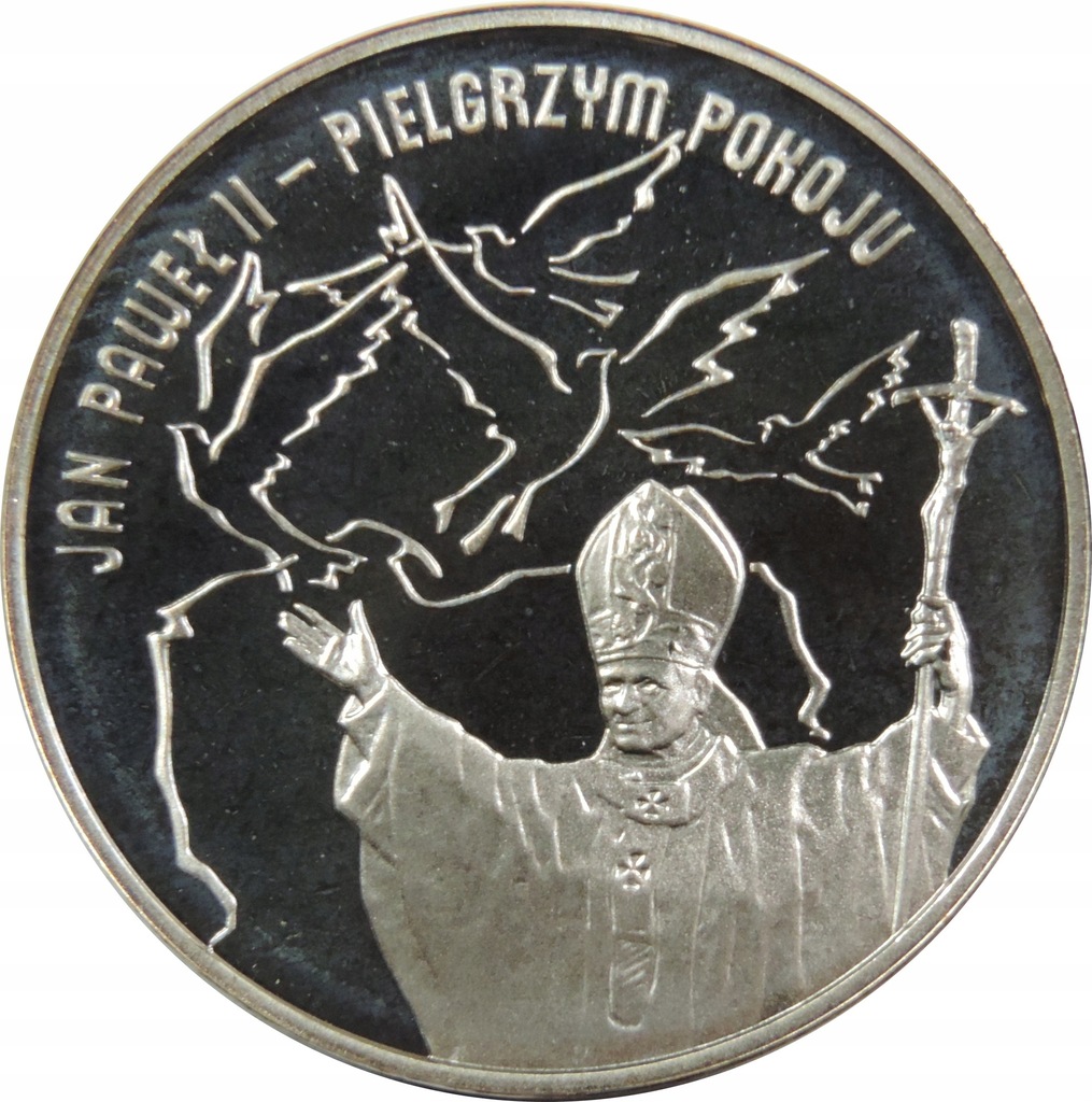 MEDAL SREBRO - NUMIZMAT Ag - KOLEKCJONERSKA - POLSKA - JAN PAWEŁ II -OE1069