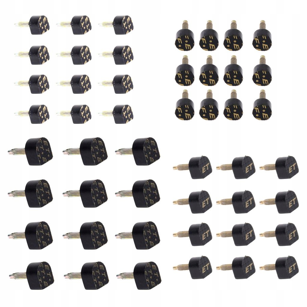 24 Pairs Black PU Plate Repairing Dowel Lift 4
