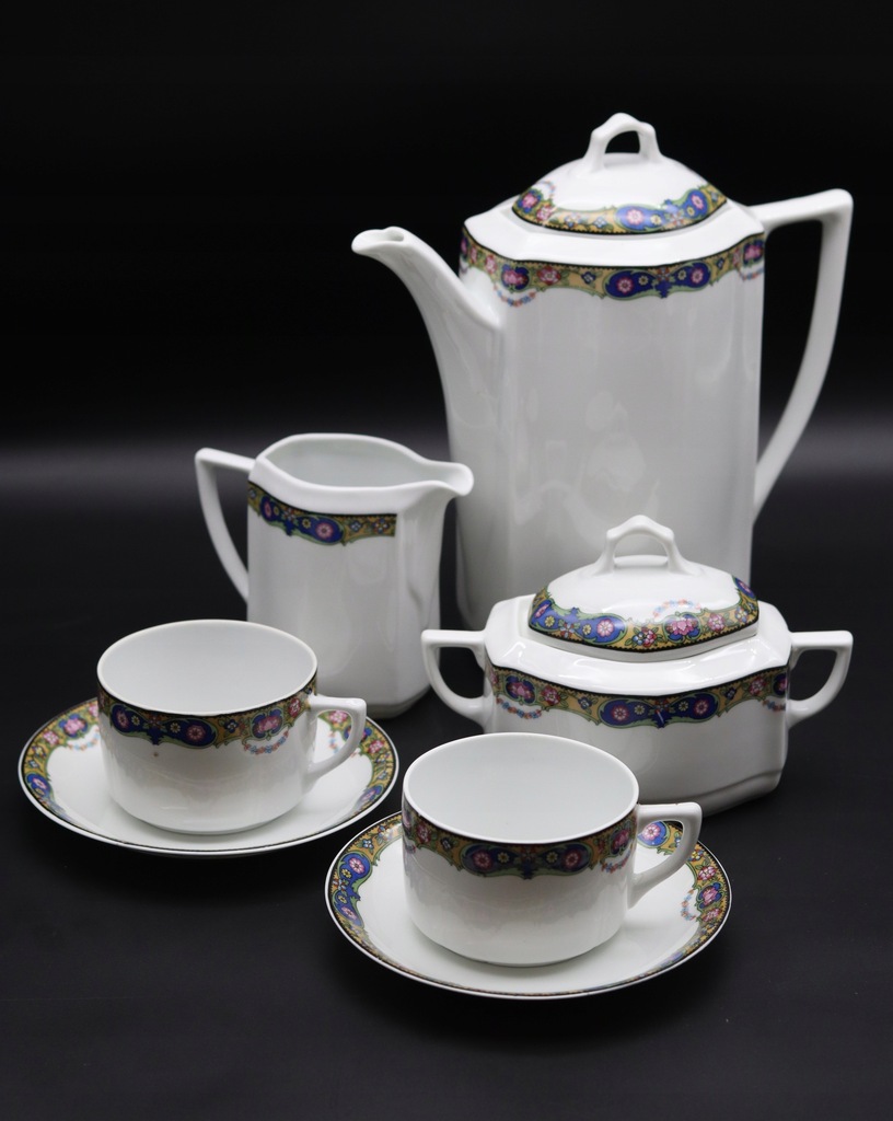 Porcelanowy serwis do kawy Giesche, 1928-29