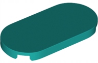 LEGO 66857 1szt Dark Turquoise Tile, Round 2 x 4 O