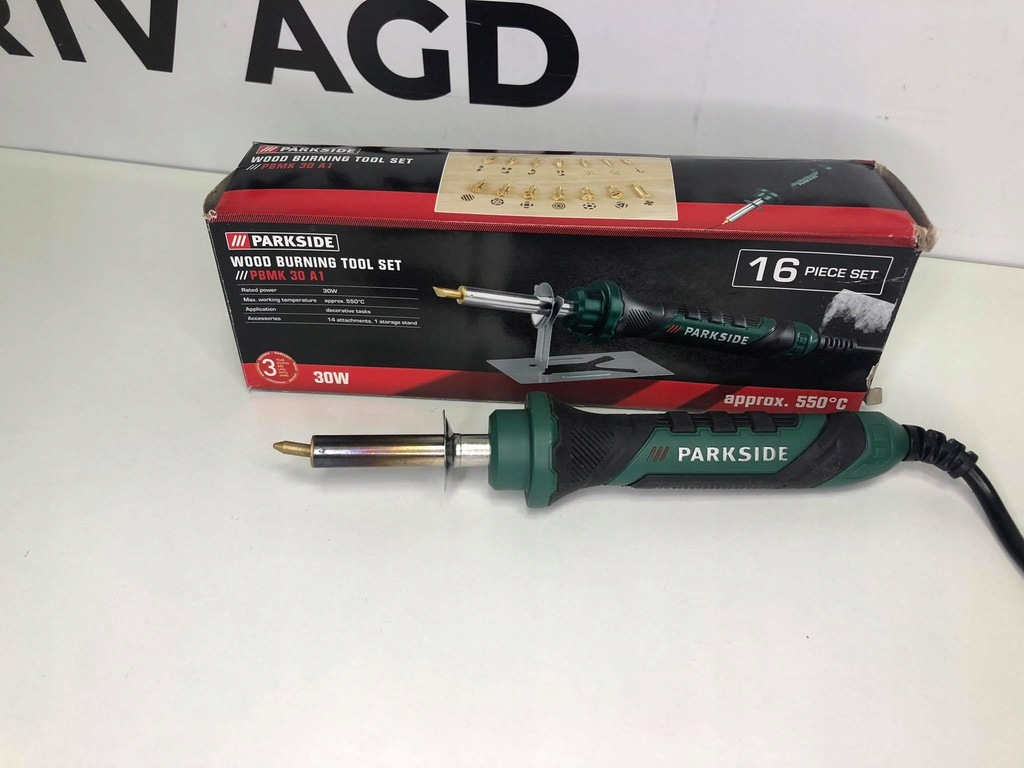 Parkside Wood Burning Tool Set PBMK 30 A1 11060377323 oficjalne