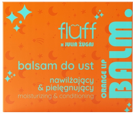 FLUFF Julia Żugaj Balsam do ust o zapachu pomarańczy