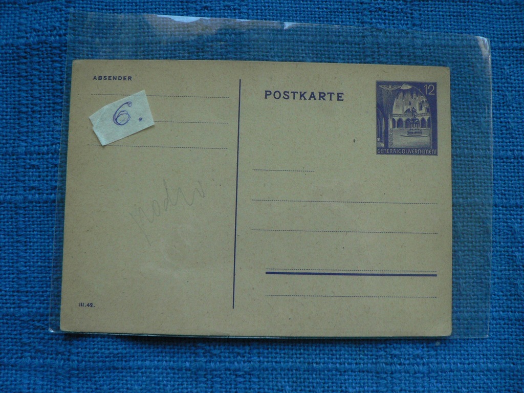 Postkarte - Generalgouvernement