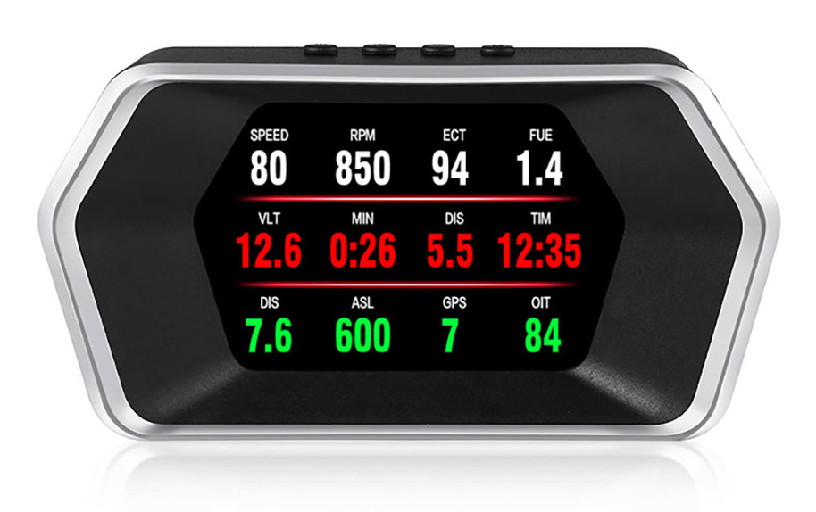 Wyświetlacz P17 Smart Digital Meter OBD2 + GPS