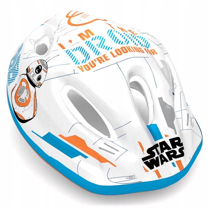 KASK ROWEROWY DZIECIĘCY 52-56 LEKKI STAR WARS BB8