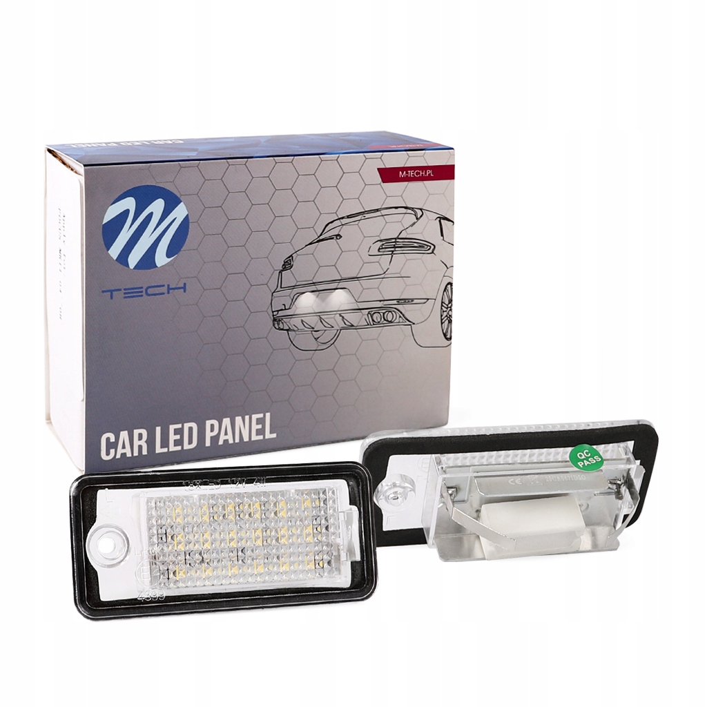 AUDI A3 8P A4 B6 B7 LAMPKA TABLICY REJ LED M-TECH