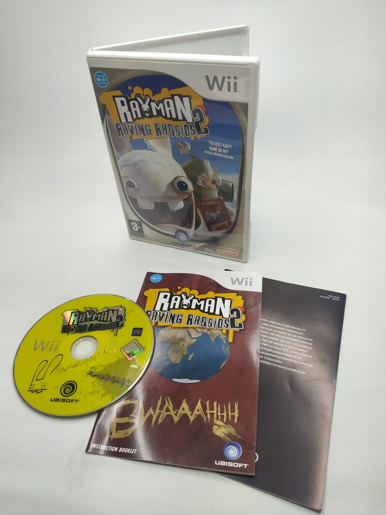 RAYMAN RAVING RABBIDS 2 - WII KOMPLET