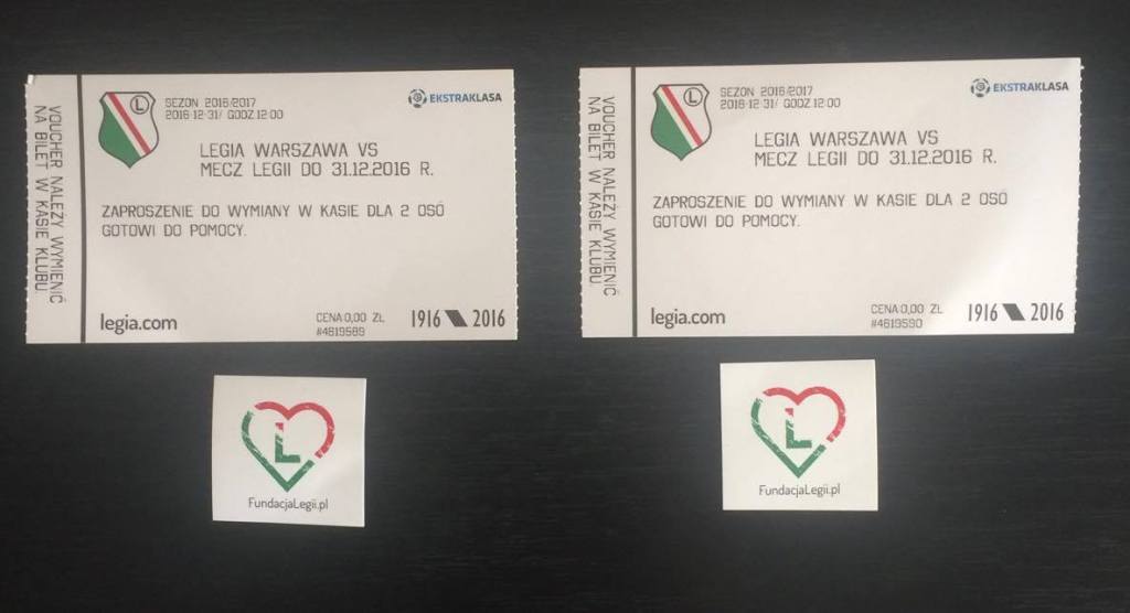 Bilety na mecz Legii Warszawa