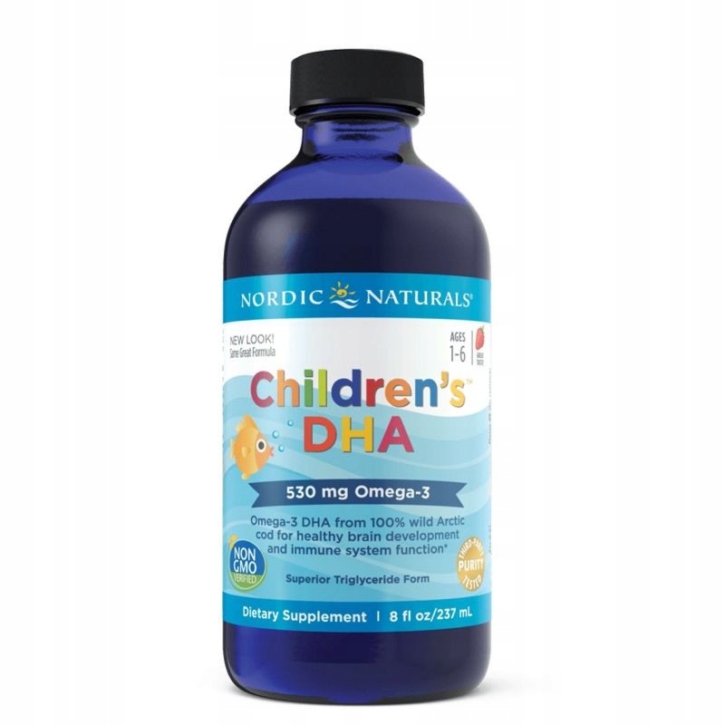 NORDIC NATURALS CHILDRENS DHA 237ml rozwój dziecka