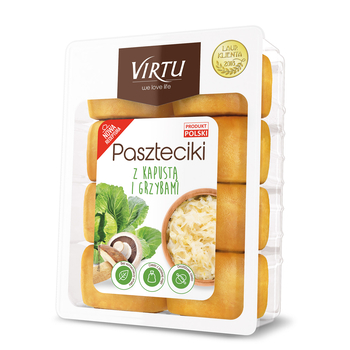 Virtu Paszteciki z kapustą i grzybami 250g