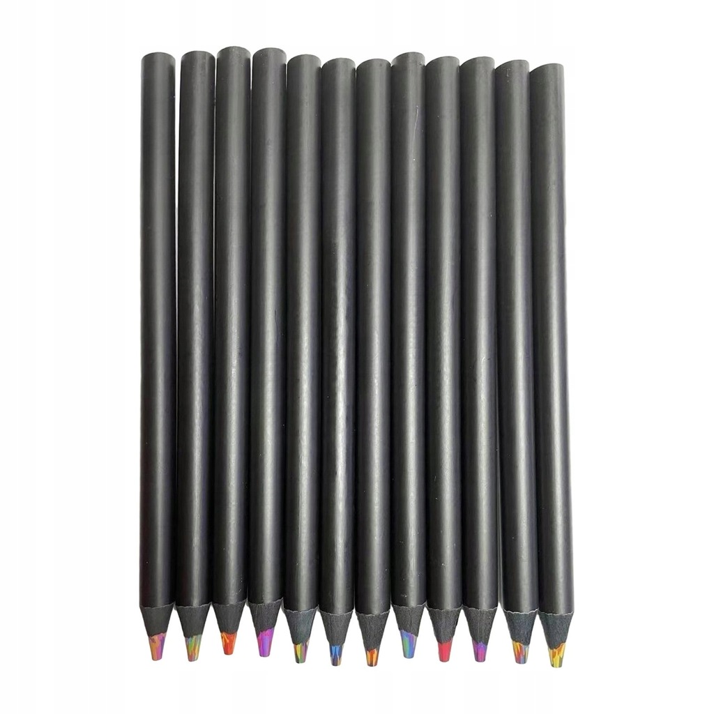 Tęczowe kredki Kolorowanka Ołówek Śliczne do torby imprezowej 12 kolorów