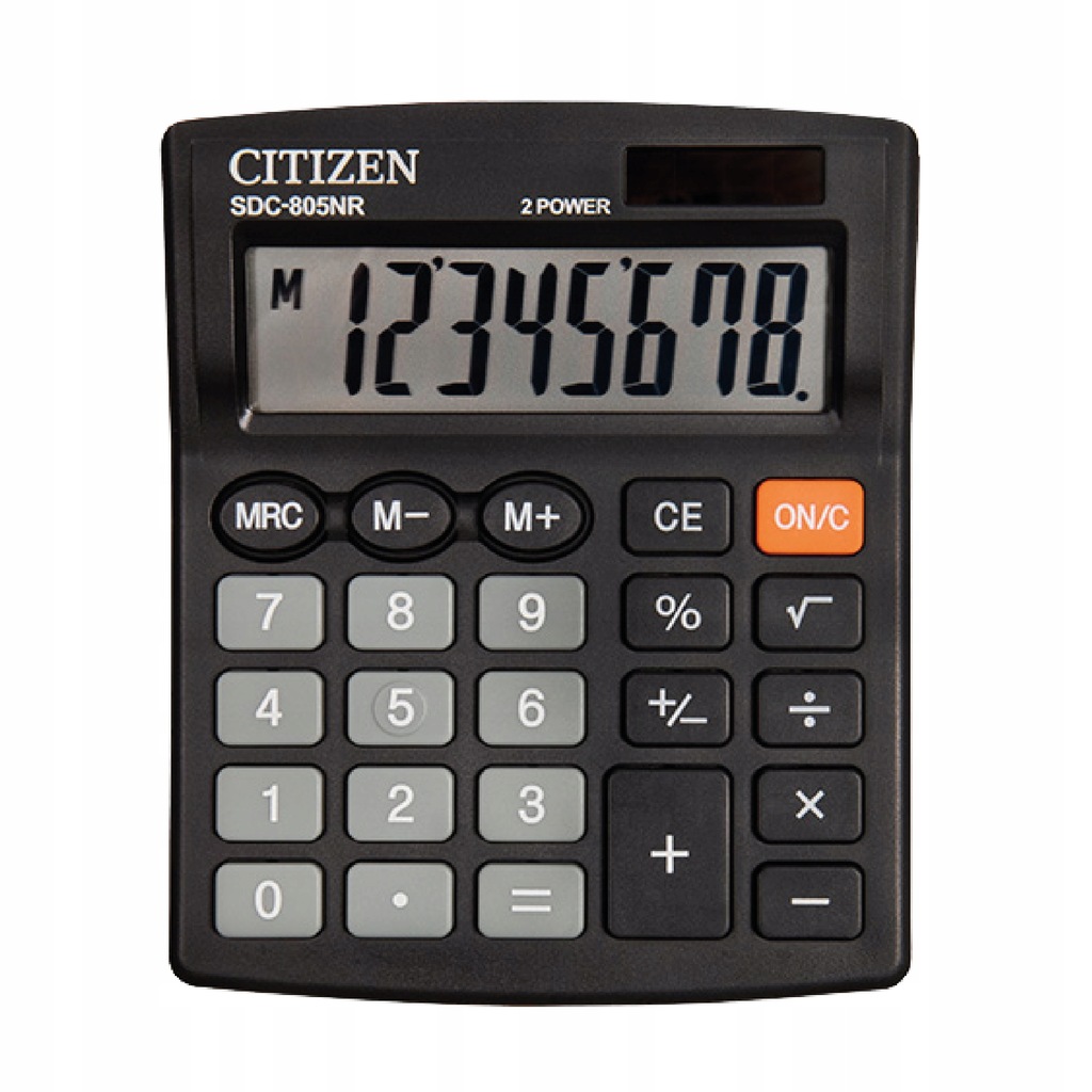 Купить CITIZEN SDC-805NR 8-значный офисный калькулятор: отзывы, фото, характеристики в интерне-магазине Aredi.ru