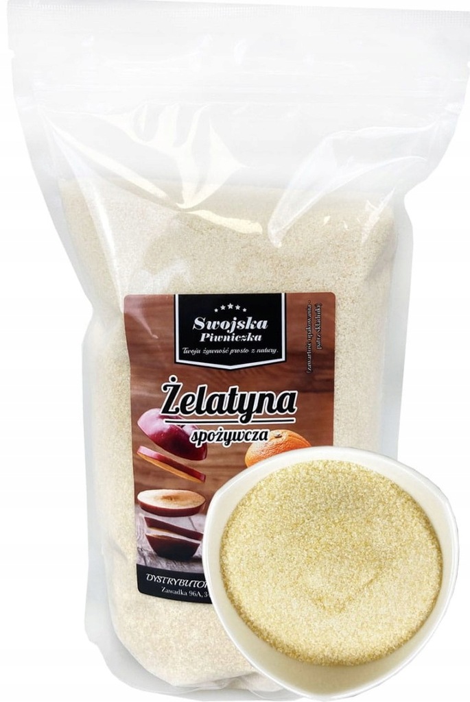 ŻELATYNA SPOŻYWCZA 1KG BLOOM 180 SWOJSKA PIWNICZKA SWOJSKA PIWNICZKA