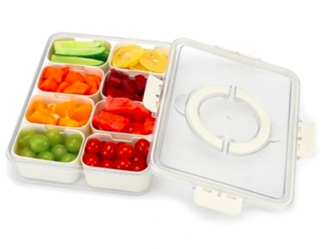 K6864 Pudełko na przekąski z przegródkami