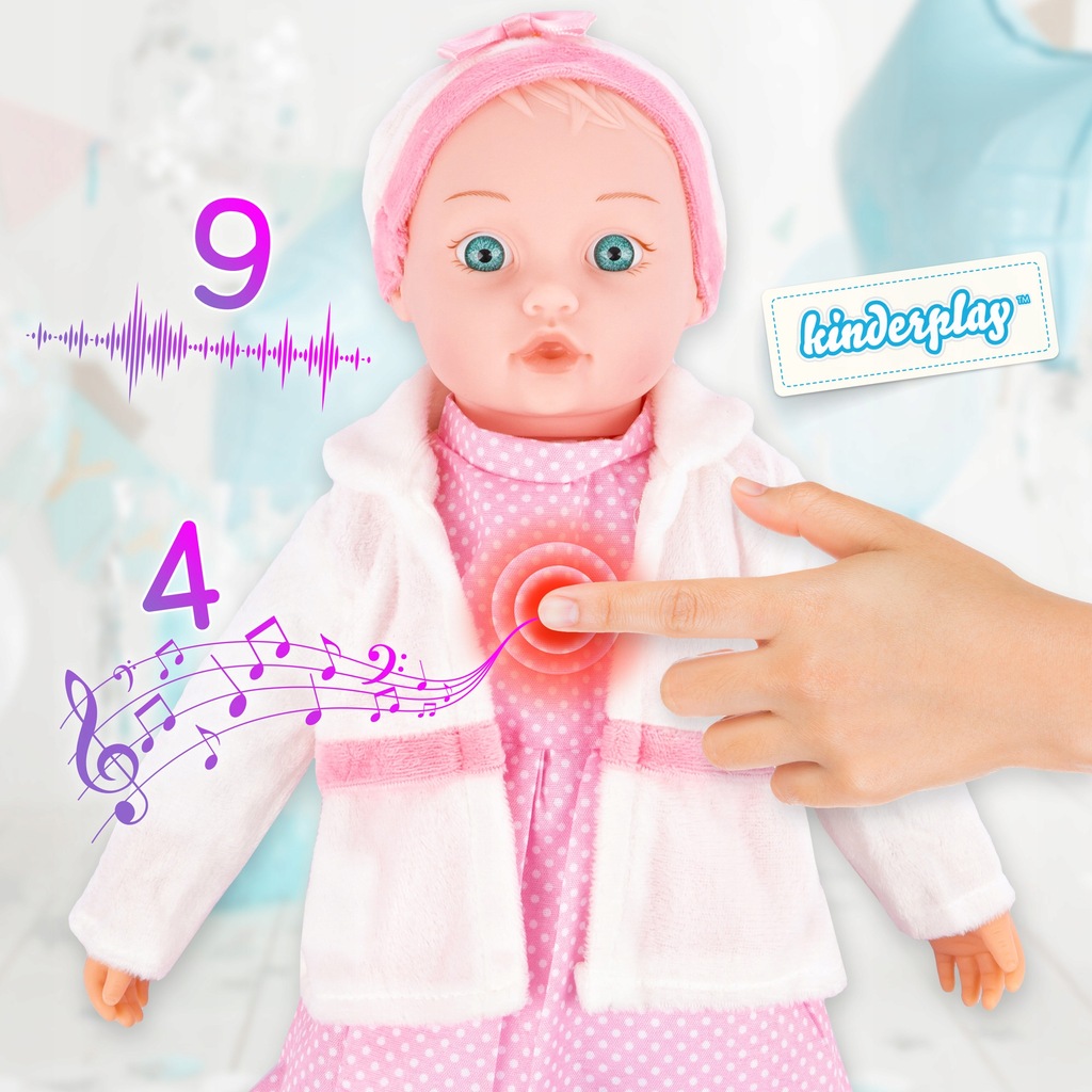 Купить KINDERPLAY BABY DOLL BABY TALKS ОДЕЖДА ОДЕЖДА: отзывы, фото, характеристики в интерне-магазине Aredi.ru