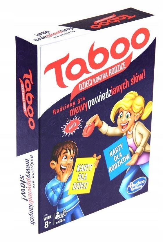 Gra TABOO dzieci kontra rodzice E4941 - HASBRO