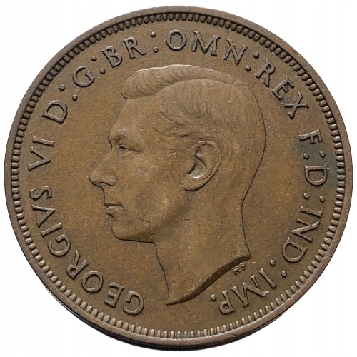 66893. Wielka Brytania, 1 pens, 1937r.