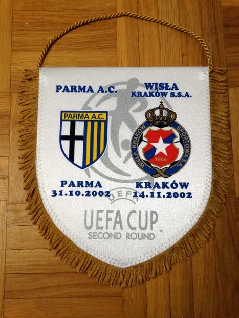 Wisła Kraków - AC Parma UEFA 2002/03 proporczyk