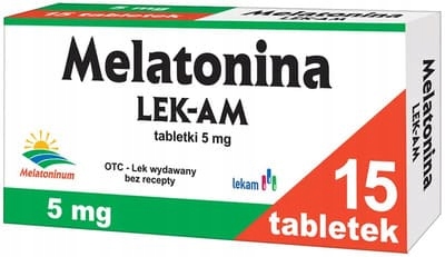MELATONINA LEK-AM 5 MG 15 TABLETEK