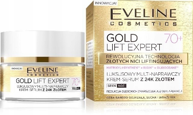 Eveline Gold Lift Expert 70+ Krem-serum multi-napr