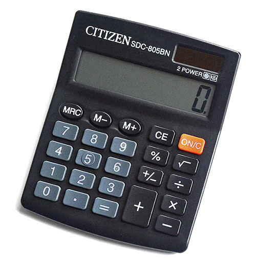 Kalkulator biurowy szkolny CITIZEN SDC-805BN