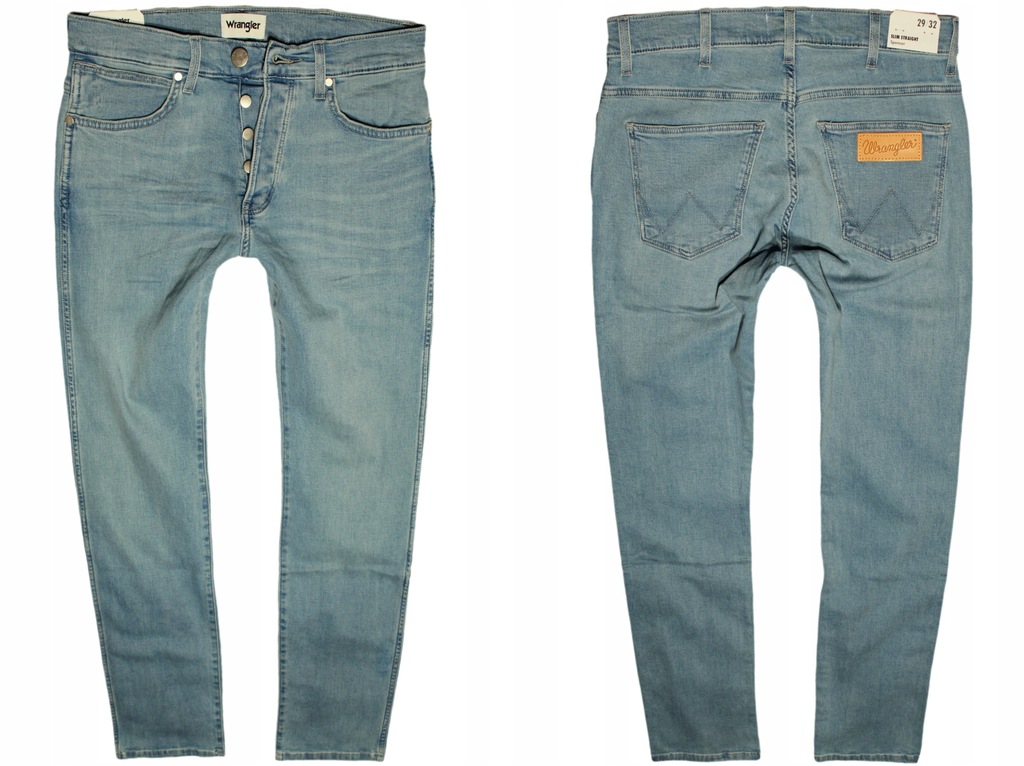 WRANGLER SPENCER tainted blue W38 L34 biodrówki