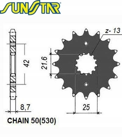 ZĘBATKA NAPĘDOWA SUNSTAR SUNF511-15