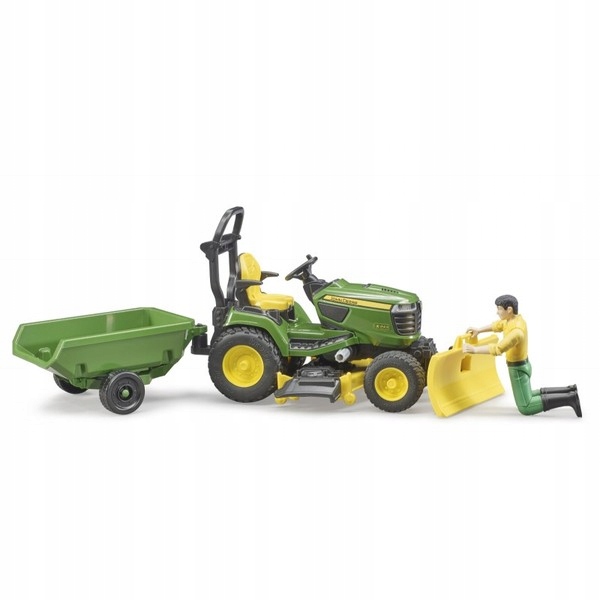 Traktorek John Deere z figurką ogrodnika