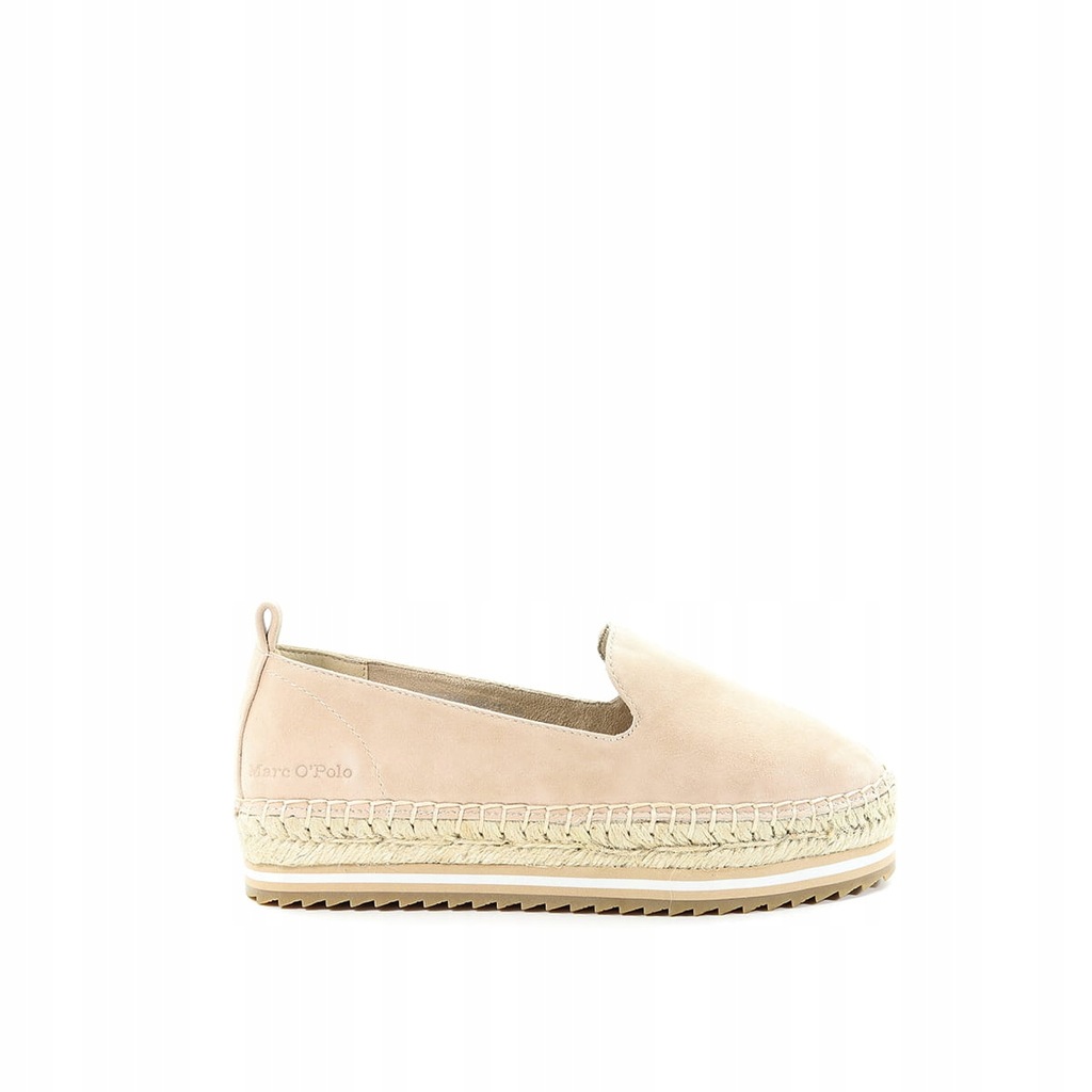 Damskie espadryle beżowe Marc O' Polo 40318323801305 715 - 37